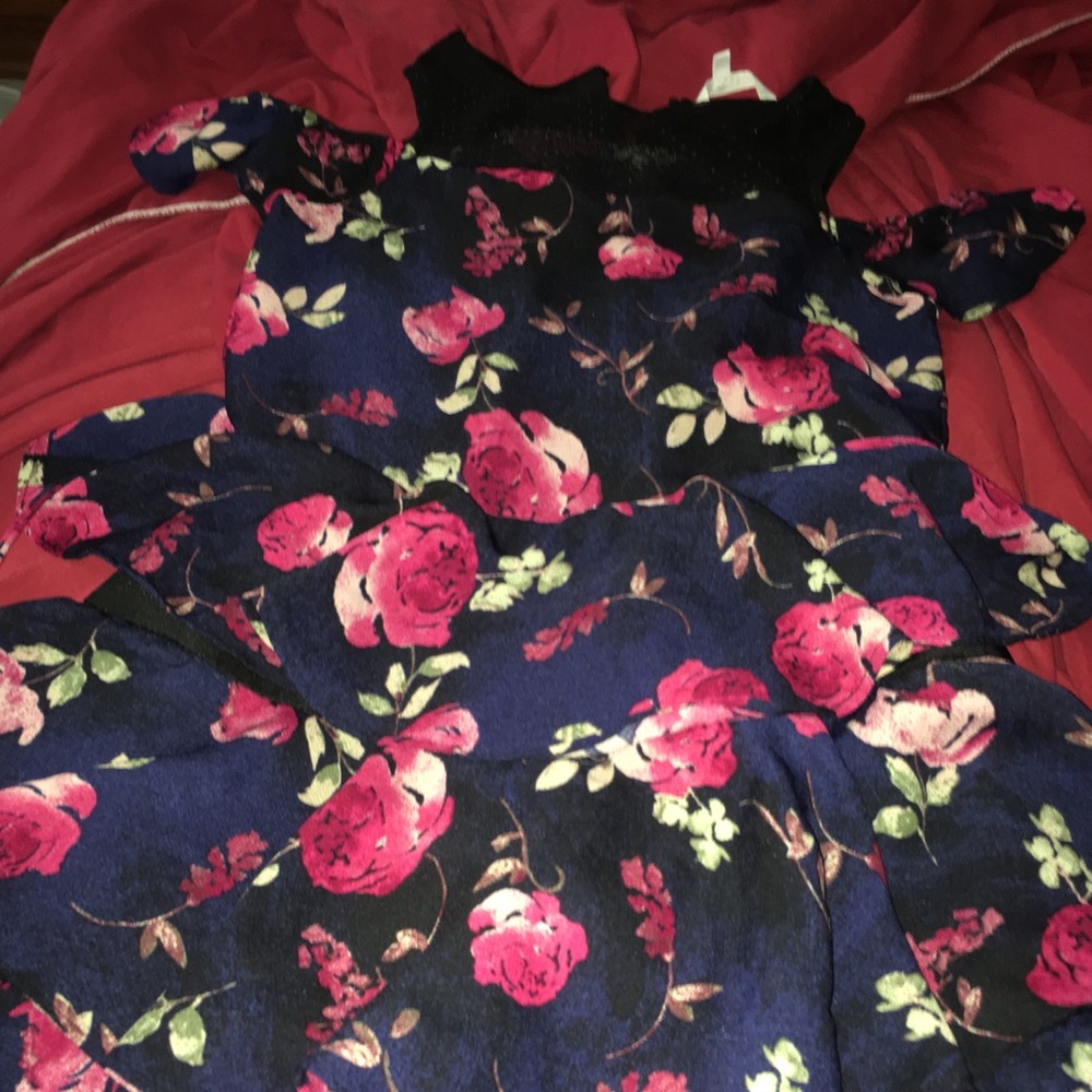 A floral Rose dress